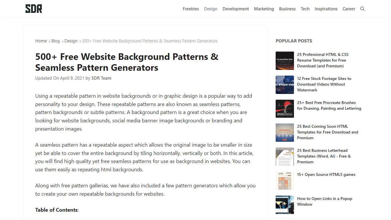 500+ Free Website Background Patterns & Seamless Pattern Generators